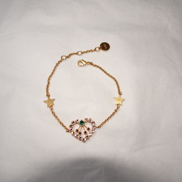 Dior In Heart Lights Bracelet Gold-Finish Metal N Multicolor Crystals
